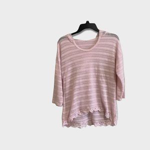 No Boundaries  Pink Lace  Size L/G
